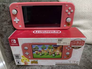 Nintendo Switch Lite Animal Crossing Edition