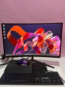 Set Gaming Bajet Monitor 165hz + KB + Mouse