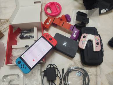 nintendo switch oled extra joycon oem
