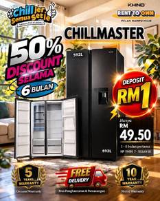 Ansuran Peti Sejuk Besar 2 Pintu Khind PD