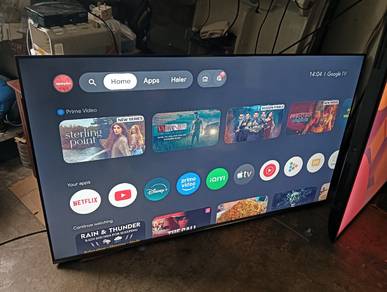 Haier 65" HQLED 4k Google tv elok dan cantik