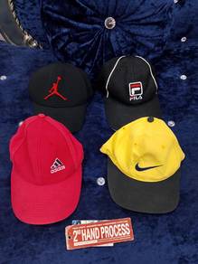 Rare cap topi NIKE ADIDAS FILA COMBO 90s