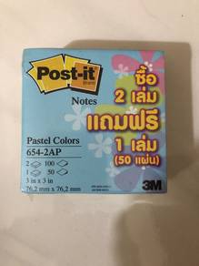 3M Post-it Notes 654-2AP Paster Color (150pcs)