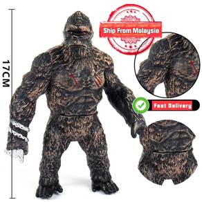 Godzilla Vs King Kong Soft Rubber Movable Joints A