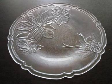 All New Crystal Platter Glass Plate