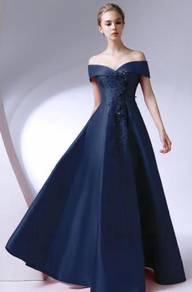 Blue wedding prom evening dress gown RBP1215