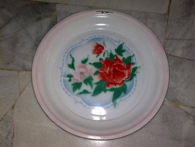 Dulang antik antique enamel tray