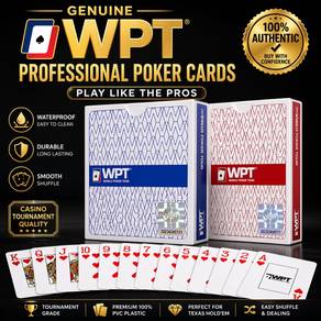 Genuine Original WPT Tournament Level Poker Cards