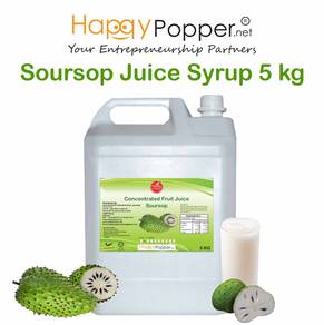 Sirap Concentrated Fruit Juice Syrup Soursop 5kg