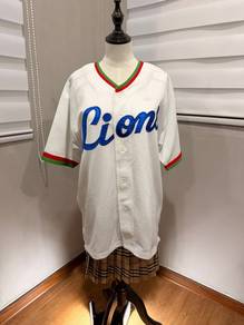 LIONS vintage X Mizuno baseball jerseys L 3374
