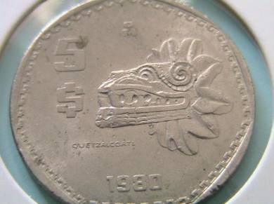 Mexico 5 Pesos 1980 (Kod : A0371)