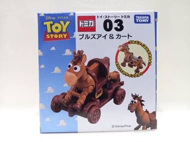 Disney Toy Story Tomica 03 Bullseye and Cart