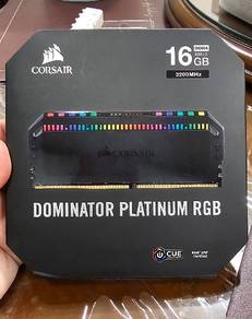 Corsair Dominator Platinum RGB 2 x 8gb DDR4 CL16