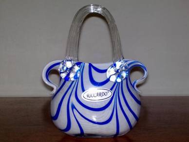 Bakul riccardo crystal basket decor