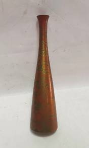 Vintage Japanese Bronze Bud Murashido Vases Marble