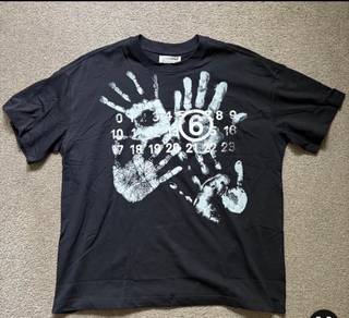 Margiela MM6 hand print shirt