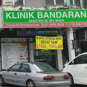 Shop lot For Sale in Shah Alam,SGR