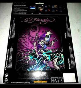 ED HARDY IPAD SKIN "PURPLE Fish “