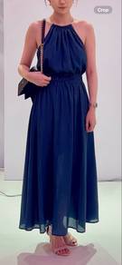 Airspace green halter neck dress