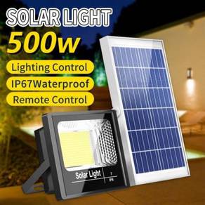 HOT 500W LED SOLAR FLOOD LiGHT LAMP LAMPU MURAH