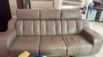 WTS Leather 3 Seater Sofa (Used)