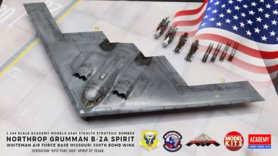 1/144 scale B-2A Spirit Bomber