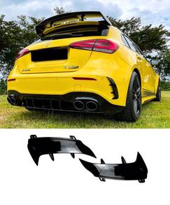 Mercedes W176 W177 CLA W118 W205 Rear Canard Black