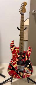 EVH stripped series Electric Guitar - Red/White/Bl