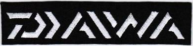 Daiwa Text logo Fishing Badge Iron On Patch