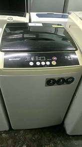 Sharp 7k Auto Washing Machine Mesin Basuh Top Load