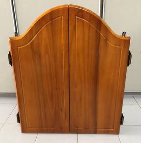 Dart Board Wood Cabinet #2