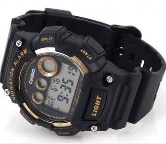 Watch- Casio Vibrate Alarm W735-1A2 -ORIGINAL