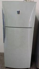 Refrigerator Fridge Recon Sharp 2 Pintu Peti Sejuk