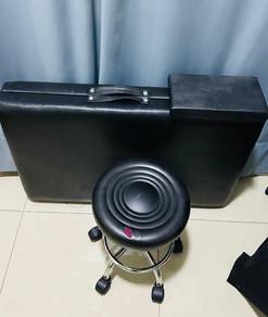Foldable Massage table with Stool for sale