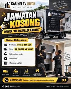 Driver and co installer cabinet