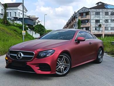 2018 Mercedes Benz E300 300 COUPE AMG LINE