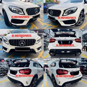 GLA H247 X156 side step bodykit spoiler bumper lip