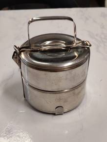 2-Tier Stainless Steel Tiffin Carrier / Lunch Box