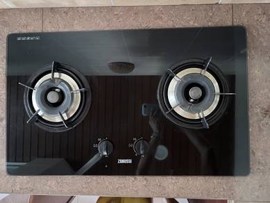 gas hob with 2 burners
