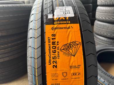 Tayar Baru 225 60 18 Continental UltraContact UX7