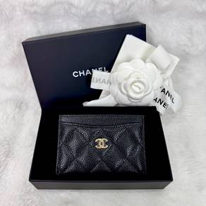 Chanel Black Caviar Cardholder GHW