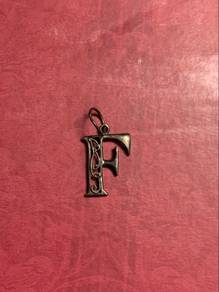 F silver Pendant