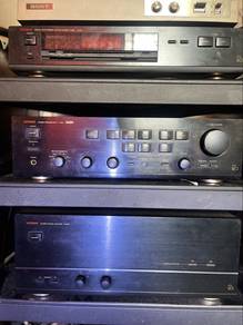 Luxman power amplifier,preamplifier & fm tuner