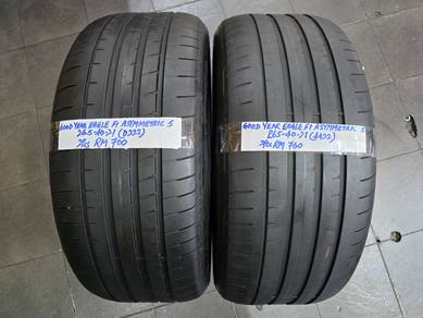 2pcs GOOD YEAR EAGLE F1 ASYMMETRIC 5 Tyres 2654021