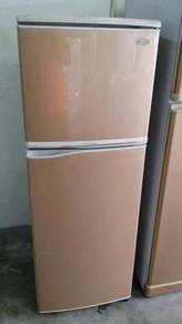Ice Fridge Toshiba Refrigerator Peti Sejuk Gold