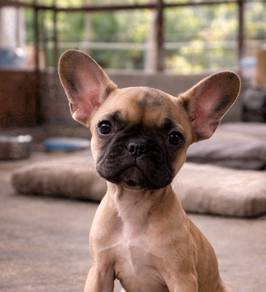 French bull dog brown color