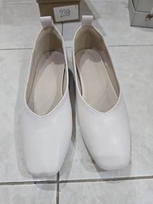 light colour leather shoes