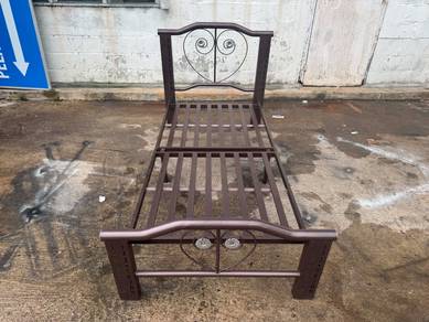 Heavy Duty Steel Foldable Besi Lipat Katil Single