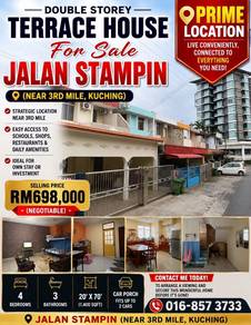 Terraced House For Sale in Kuching,SWK
