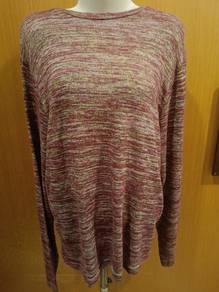 Marled Long Sleeve Crew Neck Sweater